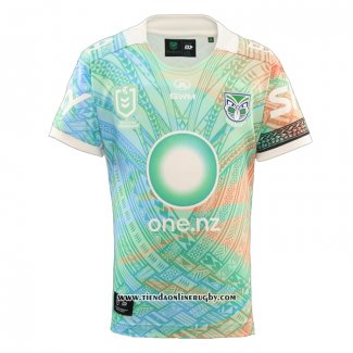 Camiseta Nueva Zelandia Warriors Rugby 2025 Verde