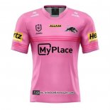 Camiseta Penrith Panthers Rugby 2024 Segunda Rosa