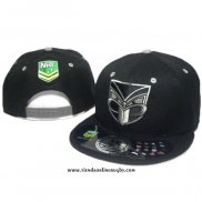 NRL Snapback Gorra Nueva Zelandia Warriors Negro