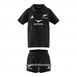 Camiseta Ninos Kit All Blacks Rugby 2024 Negro