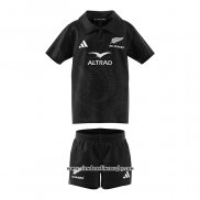 Camiseta Ninos Kit All Blacks Rugby 2024 Negro