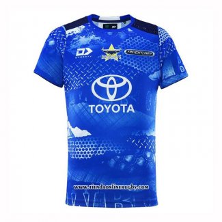 Camiseta North Queensland Cowboys Rugby 2026 Entrenamiento Azul