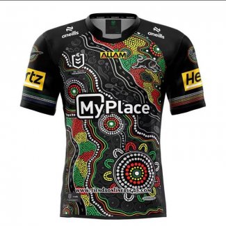 Camiseta Penrith Panthers Rugby 2025 Indigena