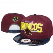 NRL Snapback Gorra Brisbane Broncos Fucsia Amarillo