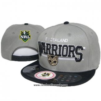 NRL Snapback Gorra Nueva Zelandia Warriors Gris