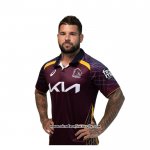 Camiseta Brisbane Broncos Rugby 2025 Captains Run