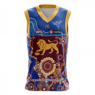 Camiseta Brisbane Lions AFL 2023 Indigena