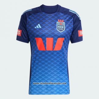 Camiseta NSW Blues Rugby 2025 Entrenamiento Azul