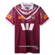 Camiseta Ninos Queensland Maroons Rugby 2025 Indigena