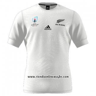 Camiseta Nueva Zelandia All Blacks Rugby 2019 Segunda