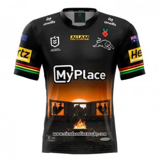 Camiseta Penrith Panthers Rugby 2025 ANZAC