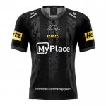 Camiseta Penrith Panthers Rugby 2025 Entrenamiento Negro