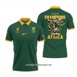 Camiseta Sudafrica Rugby 2023 Campeona Verde