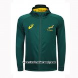 Chaqueta con Capucha Sudafrica Springbok Rugby 2018-2019 Verde