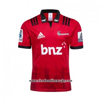 Camiseta Crusaders Rugby 2018 Local Rojo