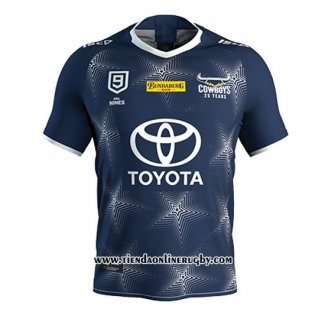 Camiseta North Queensland Cowboys Rugby 2020 Azul
