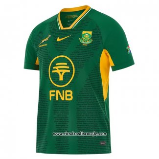 Camiseta Sudafrica Springbok Rugby 2026 Local