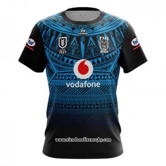 Camiseta Fiyi Rugby 2022 Negro