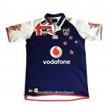 Camiseta Nueva Zelandia Warriors Rugby 2011 Retro Azul