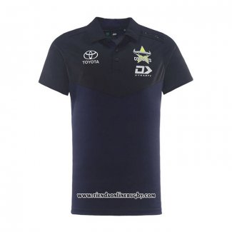 Camiseta Polo North Queensland Cowboys Rugby 2026 Negro