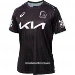 Camiseta Brisbane Broncos Rugby 2025 Negro
