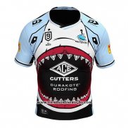 Camiseta Cronulla Sutherland Sharks 9s Rugby 2020 Azul