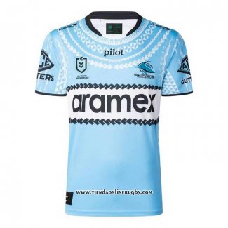Camiseta Cronulla Sutherland Sharks Rugby 2025 Conmemorativa