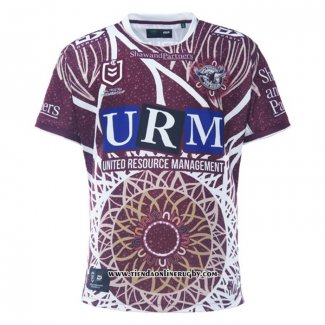 Camiseta Manly Warringah Sea Eagles Rugby 2023 Indigena