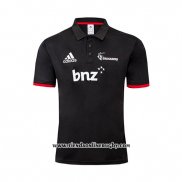 Camiseta Polo Crusaders Rugby 2019 Negro