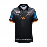 Camiseta Polo West Tigers Rugby 2026 Negro