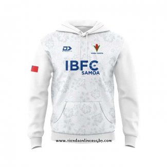 Sudaderas con Capucha Samoa Rugby Blanco