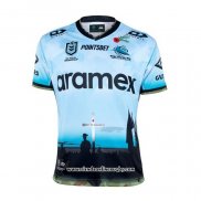 Camiseta Cronulla Sutherland Sharks Rugby 2022 Indigena