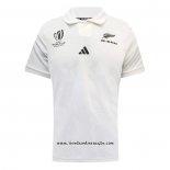 Camiseta Nueva Zelandia All Blacks Rugby 2023 World Cup Segunda