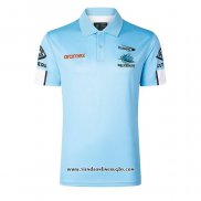Camiseta Polo Cronulla Sutherland Sharks Rugby 2026 Azul