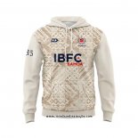 Sudaderas con Capucha Samoa Rugby Crema
