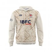 Sudaderas con Capucha Samoa Rugby Crema