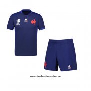 Camiseta Ninos Kit Francia Rugby 2023 World Cup Local