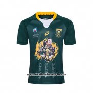 Camiseta Sudafrica Springbok Rugby 2019 Campeona