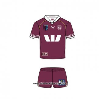Camiseta Ninos Queensland Maroons Rugby 2026 Local