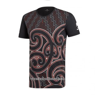 Camiseta Nueva Zelandia All Blacks Maori Rugby 2019 Brown