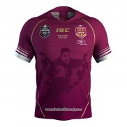 Camiseta Queensland Maroons Rugby 2019 Conmemorative