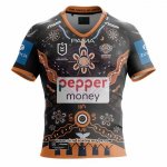 Camiseta Wests Tigers Rugby 2025 Indigena