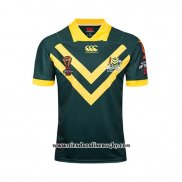 Camiseta Australia Kangaroos Rugby RLWC 2017 Local