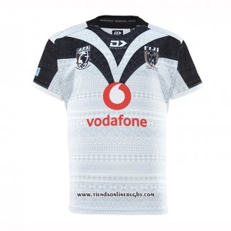 Camiseta Fiyi Rugby 2025 Local Blanco