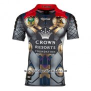 Camiseta Melbourne Storm Thor Marvel Rugby 2017 Amarillo