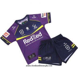 Camiseta Ninos Melbourne Storm Rugby 2026 Local