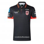 Camiseta Polo St George Illawarra Dragons Rugby 2026 Negro