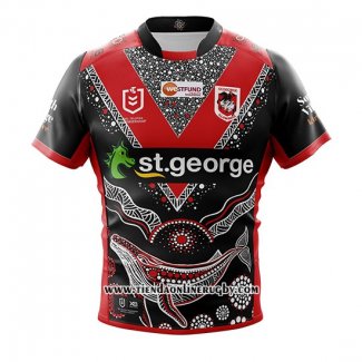 Camiseta St George Illawarra Dragons Rugby 2019 Indigena