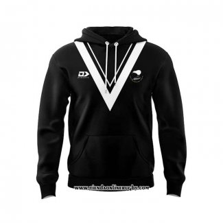 Sudaderas con Capucha Nueva Zelandia Kiwis Rugby Negro