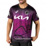 Camiseta Brisbane Broncos Rugby 2024 Fucsia
